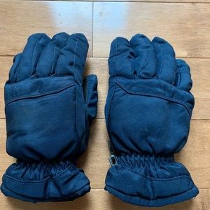 Navy waterproof gloves small/medium